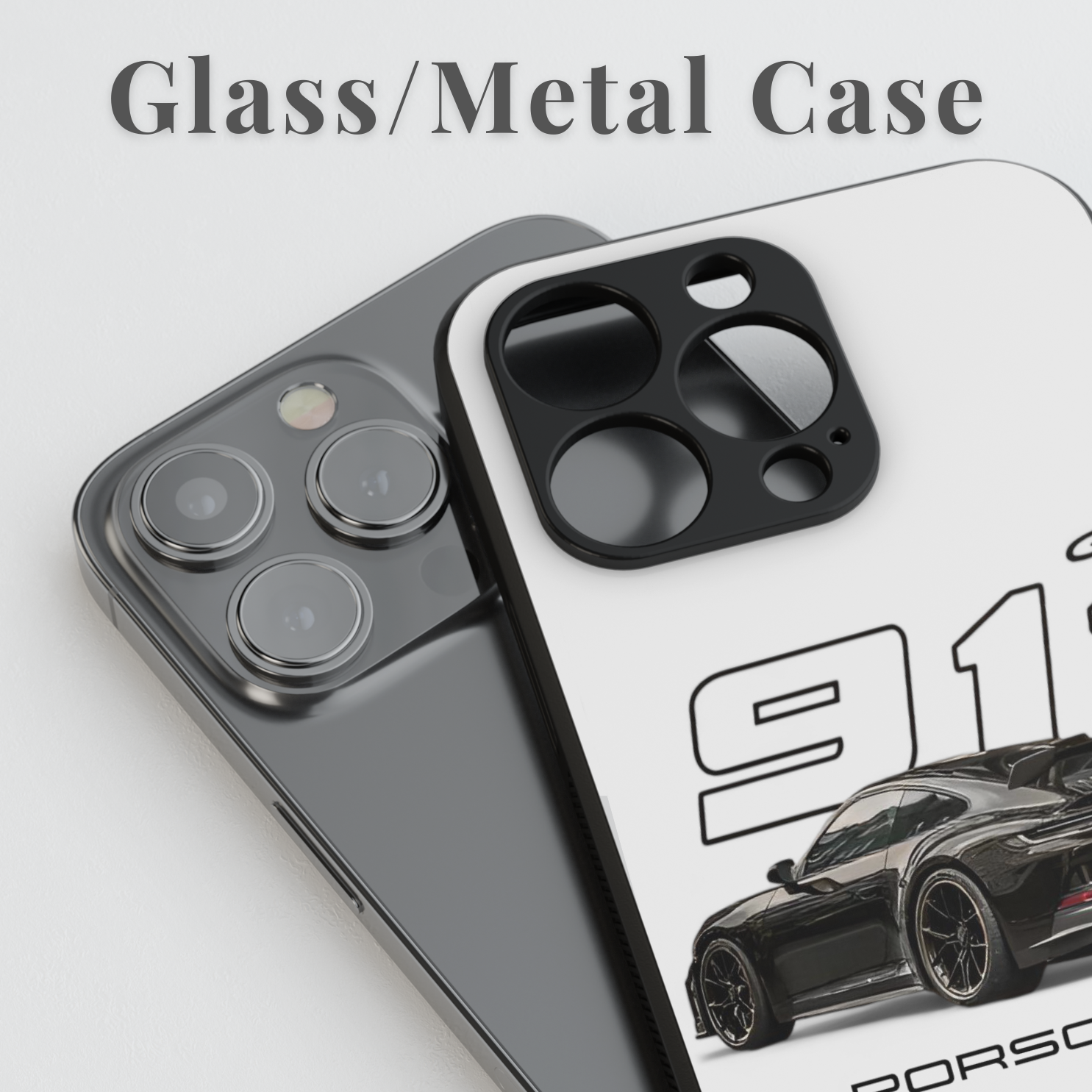 The Black Porsche911 Car Phone Case