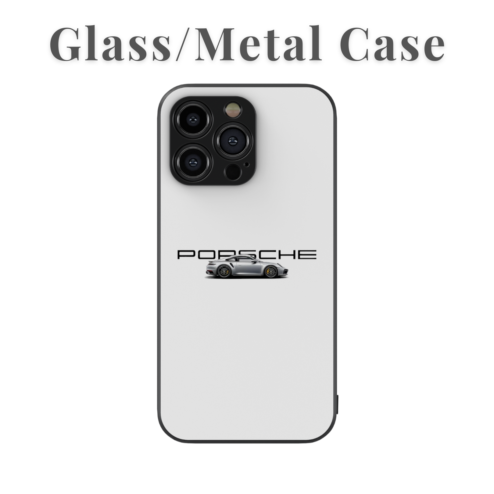 The White Porsche Car Phone Case