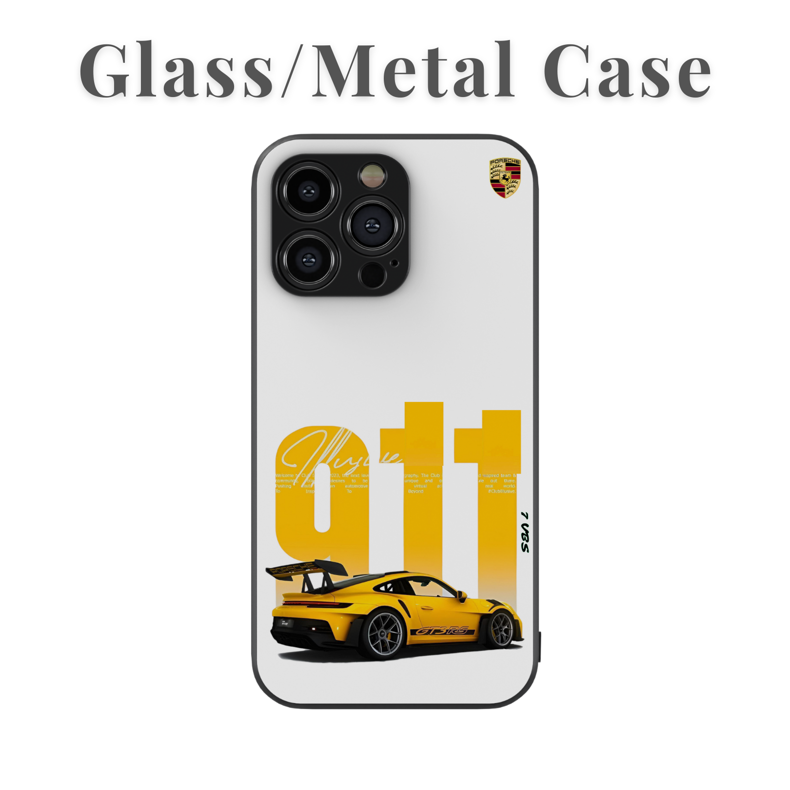 Porsche 911 x Yellow Phon Case