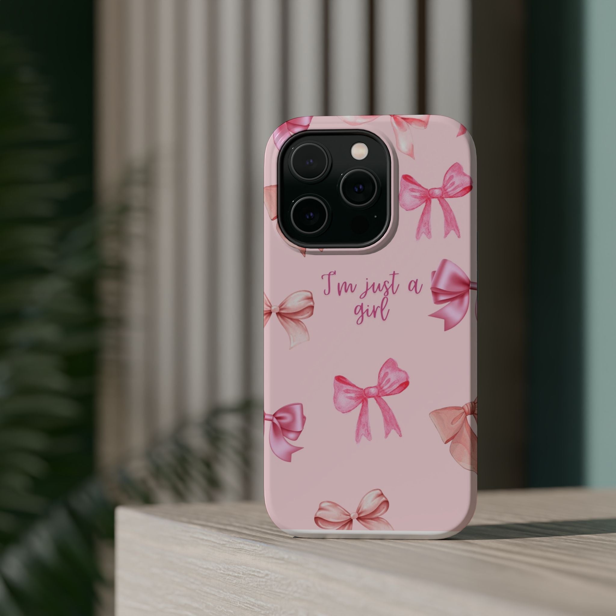 I’m just A Girl - Bow Aesthetic - 7 Phone Case