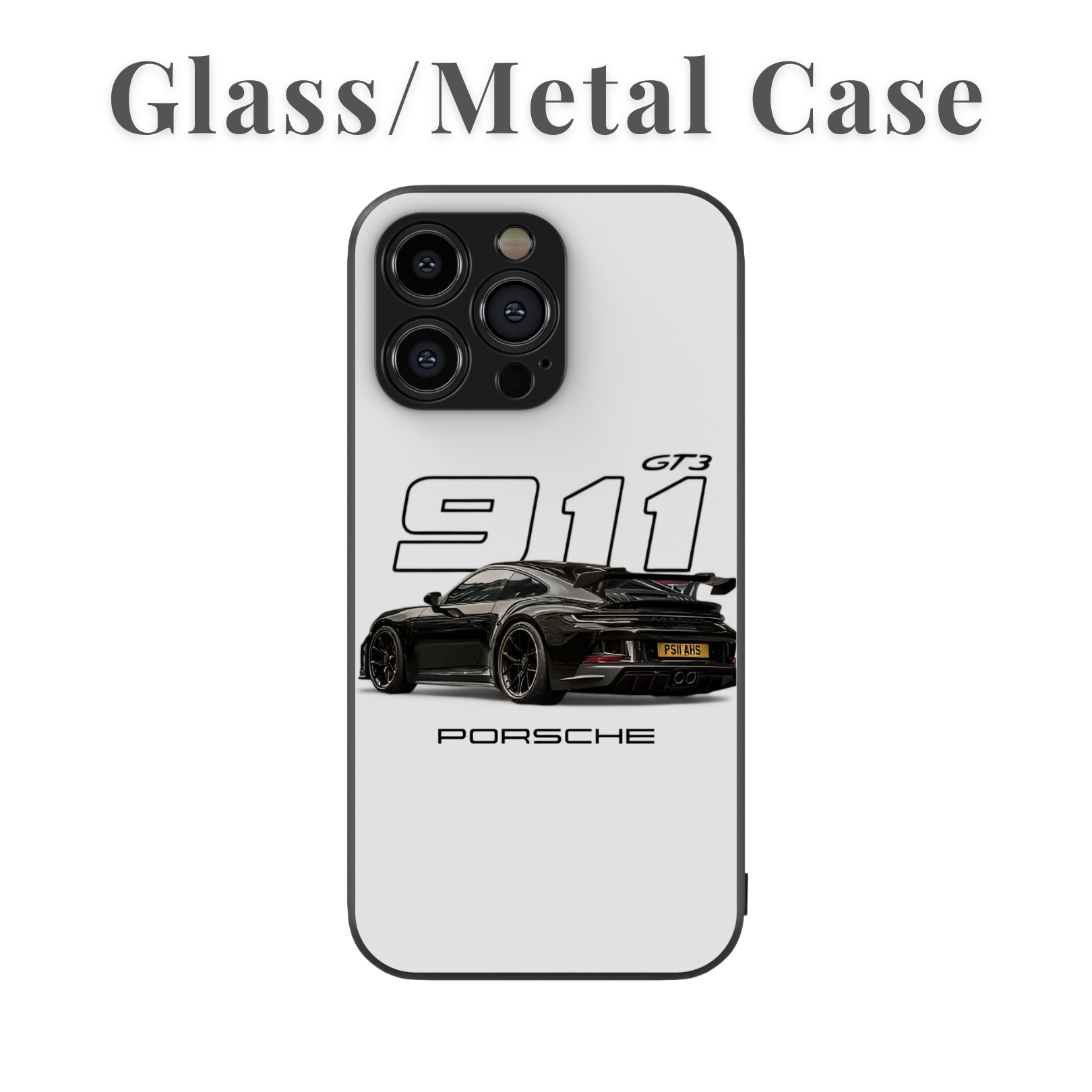 The Black Porsche911 Car Phone Case