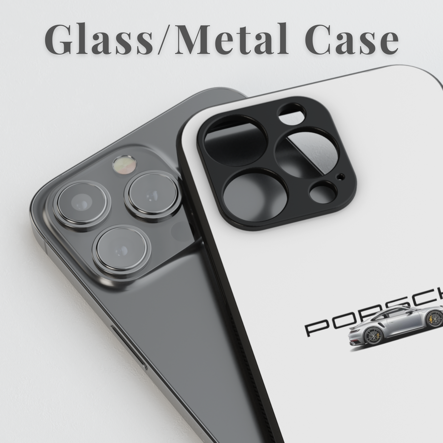 The White Porsche Car Phone Case