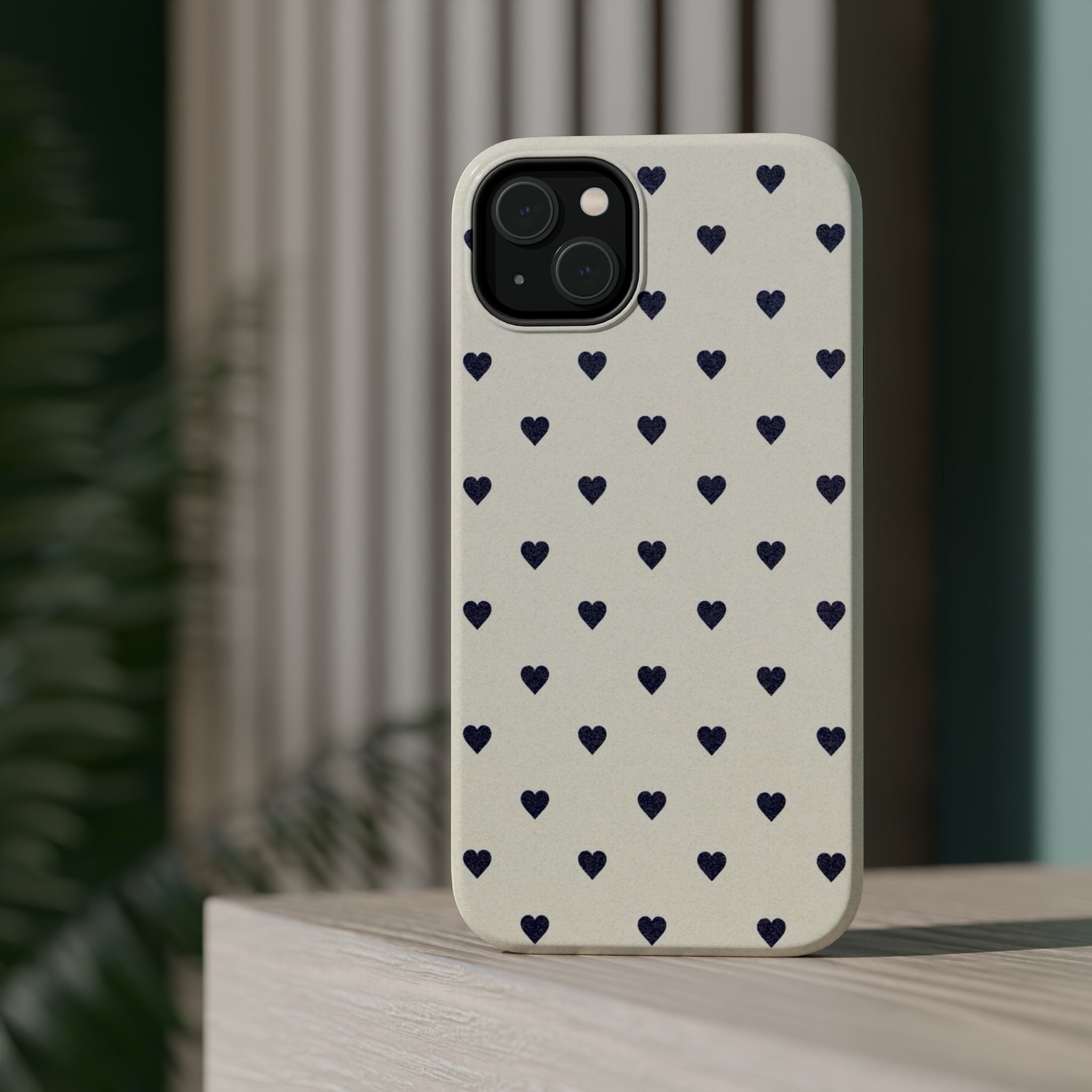 Blue Aesthetic Small Heart A Case