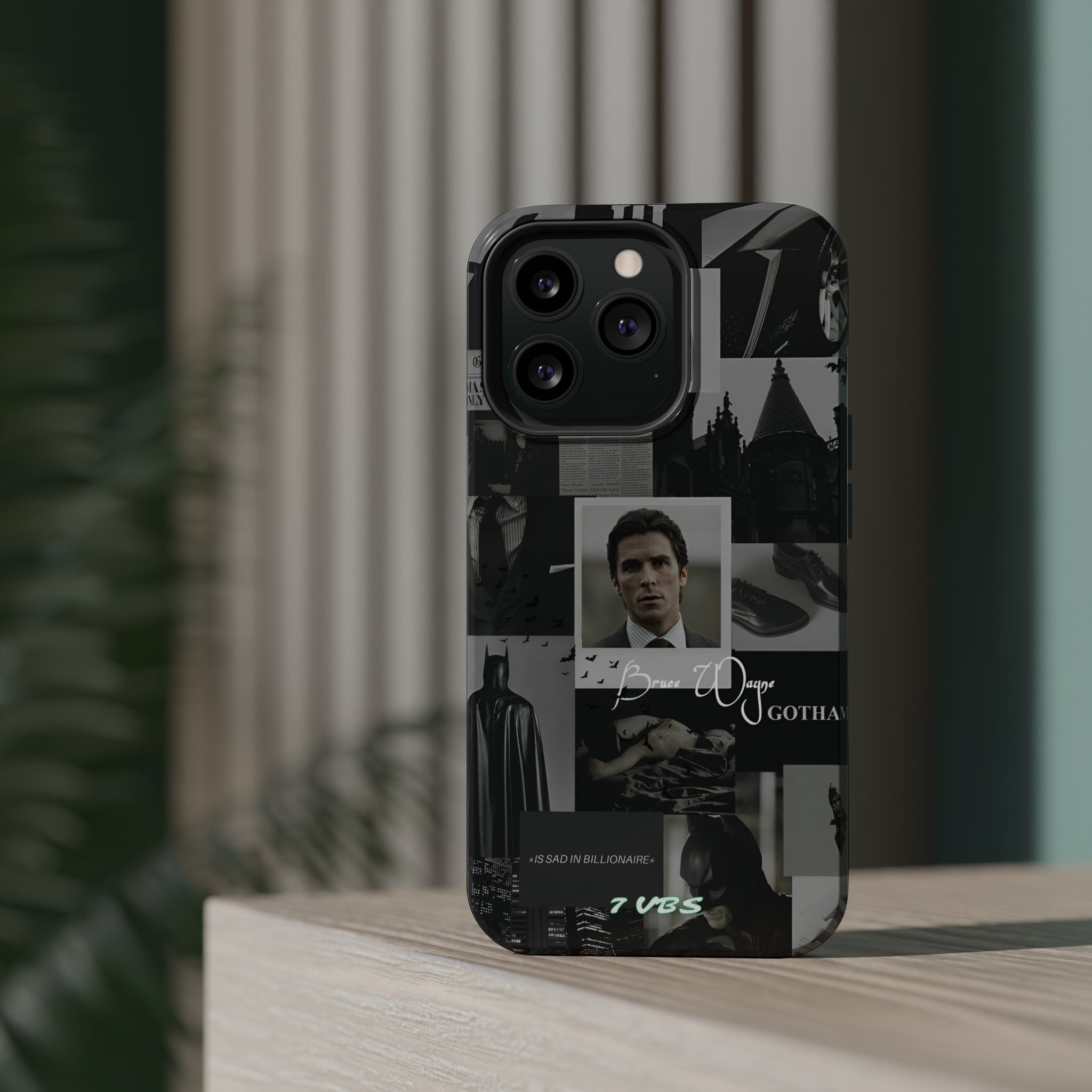 Gotham X Batman Dark Aesthetic Bruce Wayne Phone Case