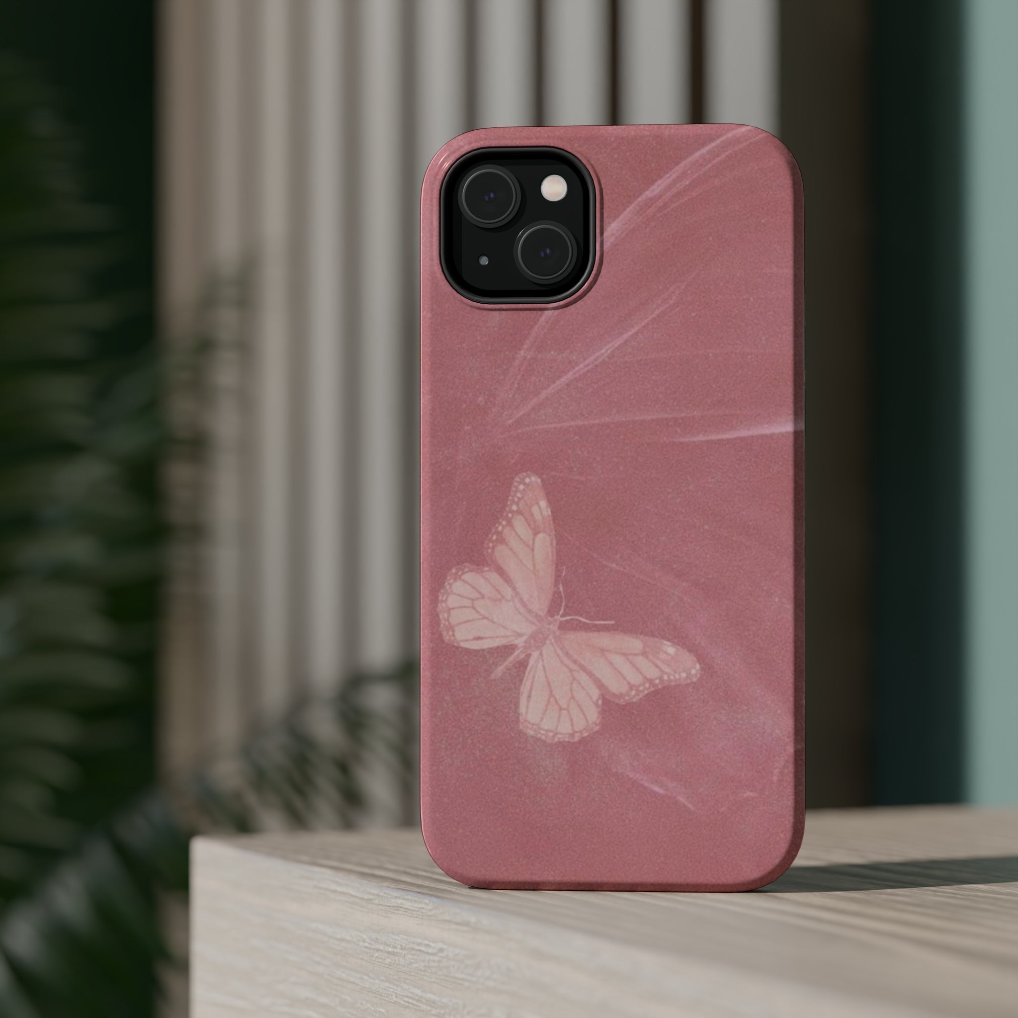 Pink Butterfly Z Case