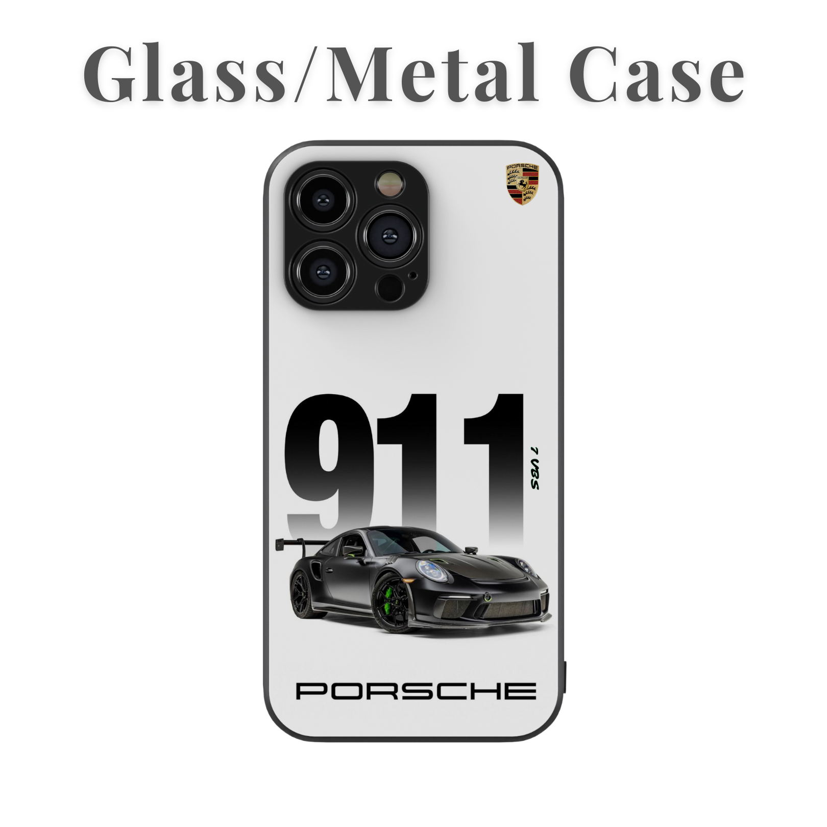 Porsche 911 Black-White Phone Case