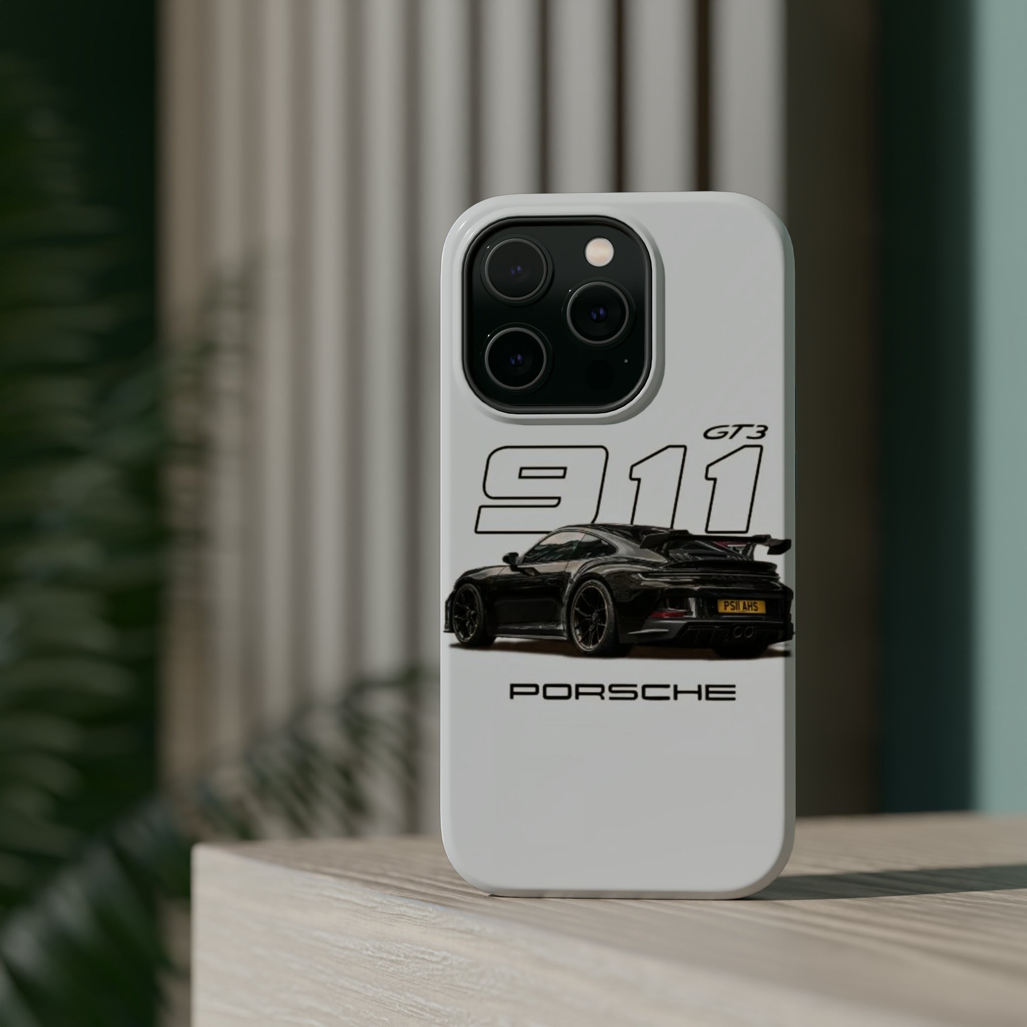 The Black Porsche911 Car Phone Case