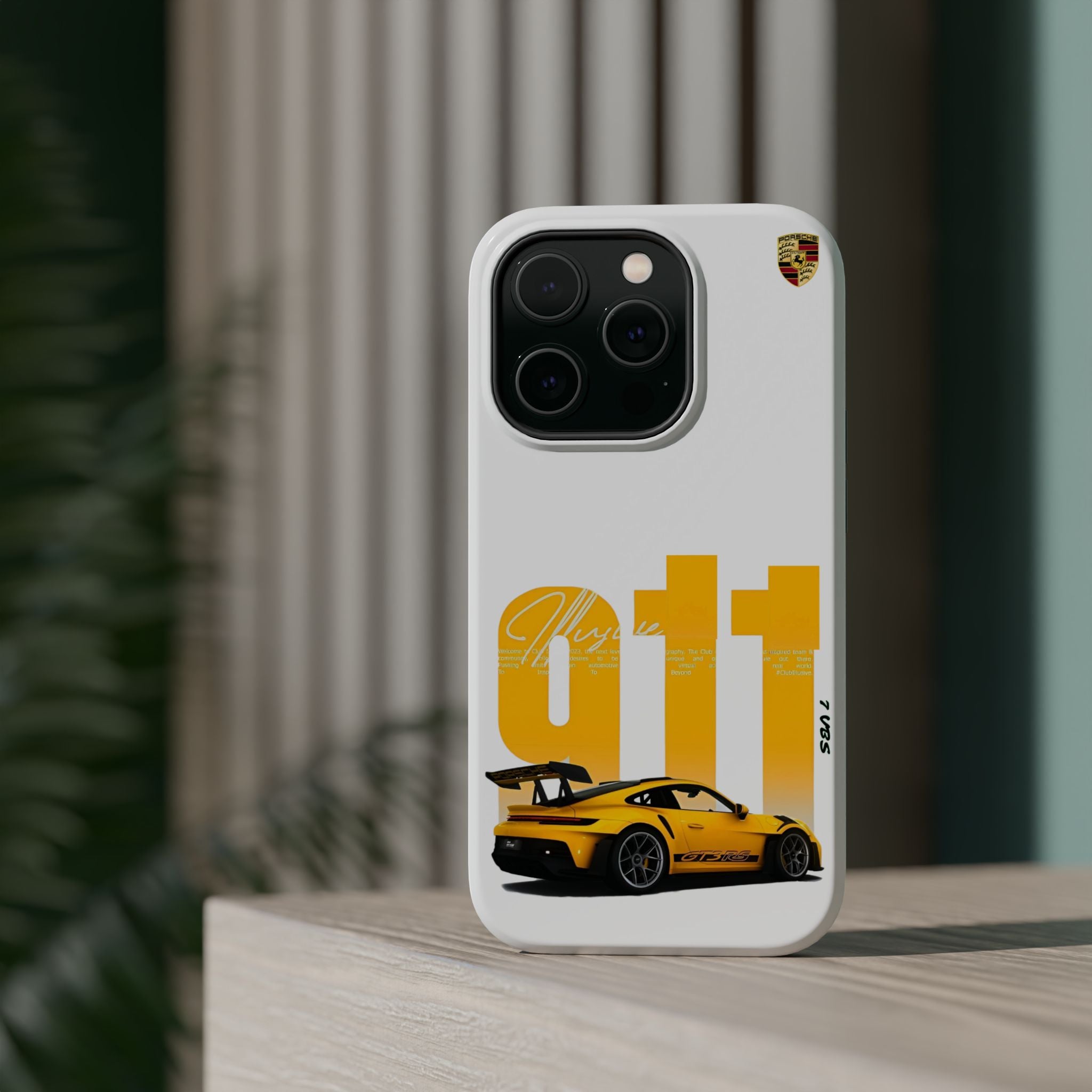 Porsche 911 x Yellow Phon Case