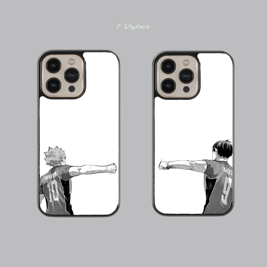 Hinata and Kageyama Matching Phone Cases