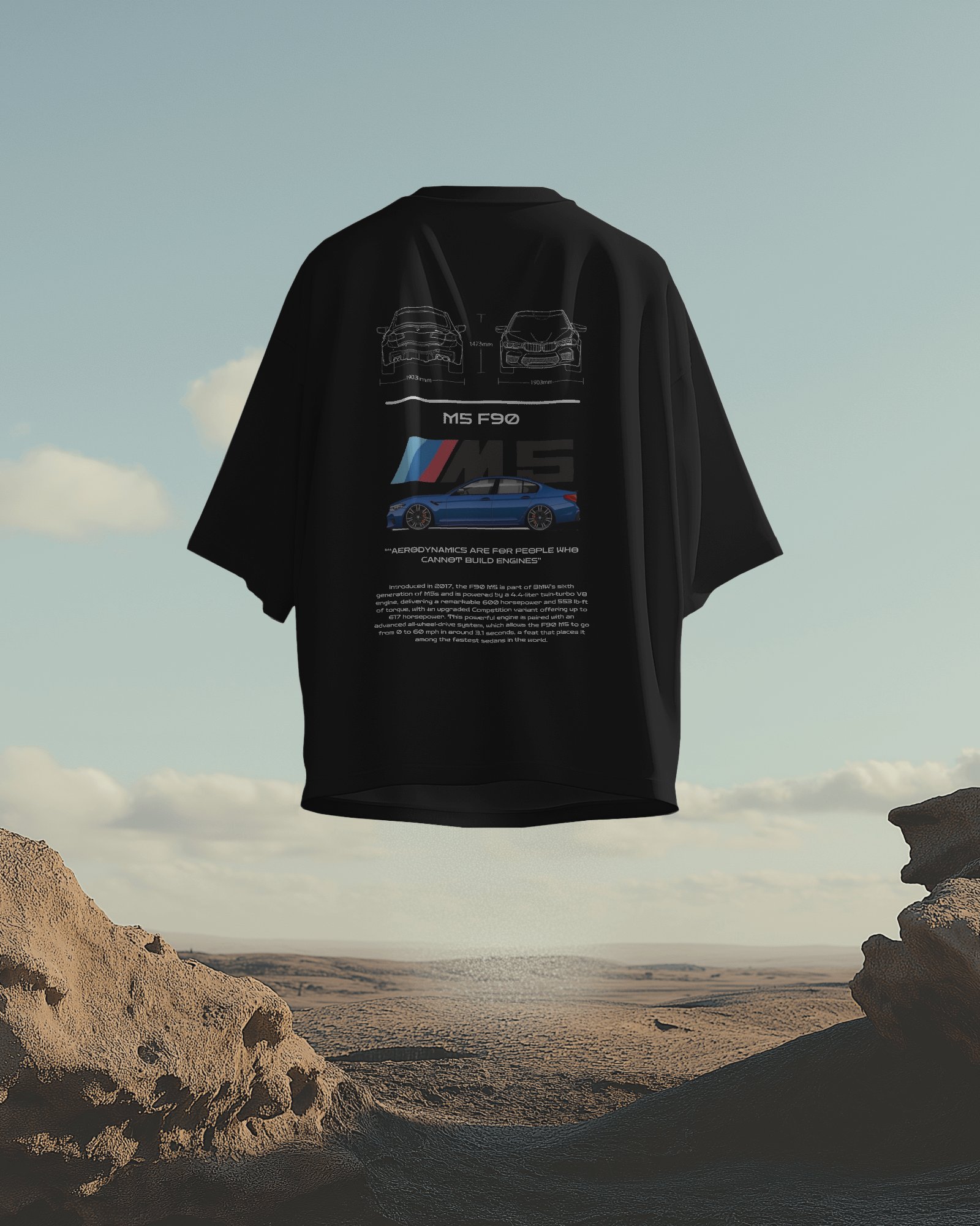 Bmw M5 X VBS Oversized Tshirt