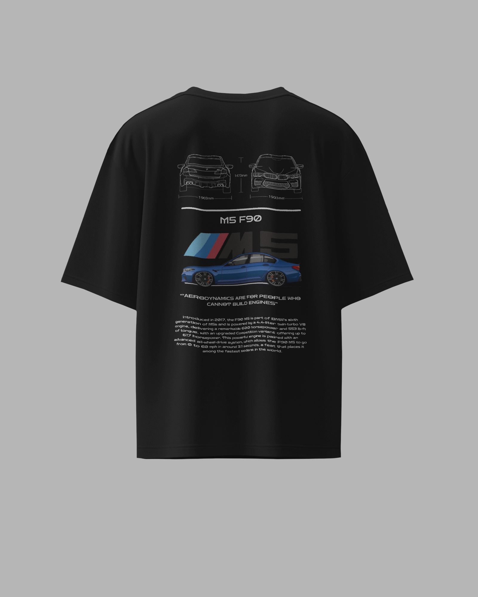 Bmw M5 X VBS Oversized Tshirt